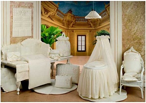 Комплект серии Коралловый риф из коллекции 4 времени года для кроватки: 2 простыни и наволочка (Babypiu, 56R.158BW)